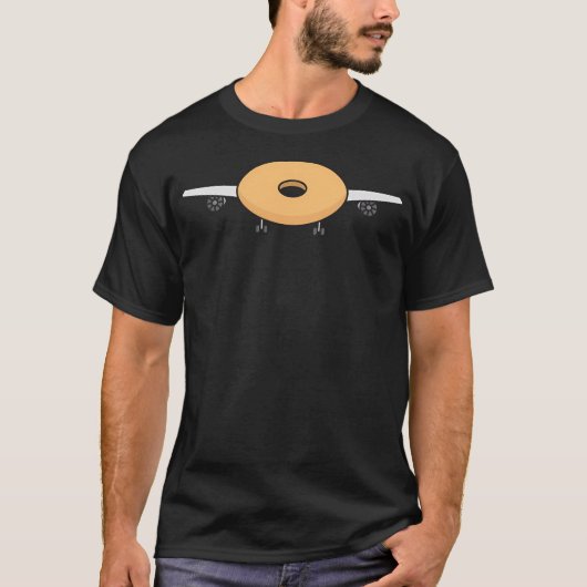 T-shirt Bagel d'avion - Pun - Wordplay (Devant)