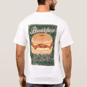 T-shirt Bagel Petit Déjeuner Rétro (Dos)