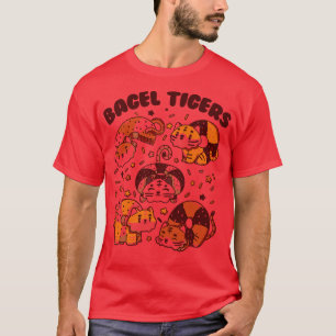 T-shirt Bagel Tigers Petit déjeuner Animaux par Tobe Fonse
