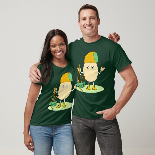 T-shirt Bagpipe Egghead (Unisexe)