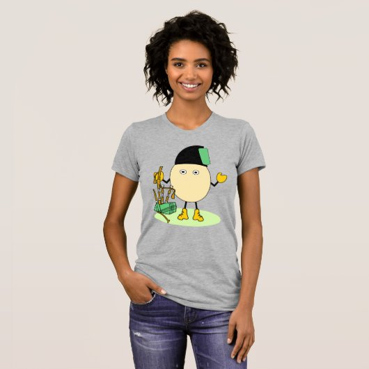 T-shirt Bagpipe Egghead (Devant entier)