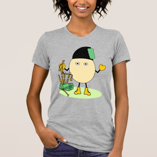 T-shirt Bagpipe Egghead (Devant)