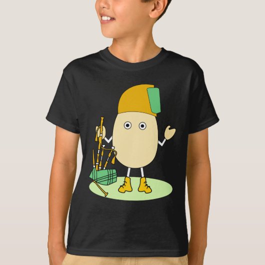 T-shirt Bagpipe Egghead (Devant)