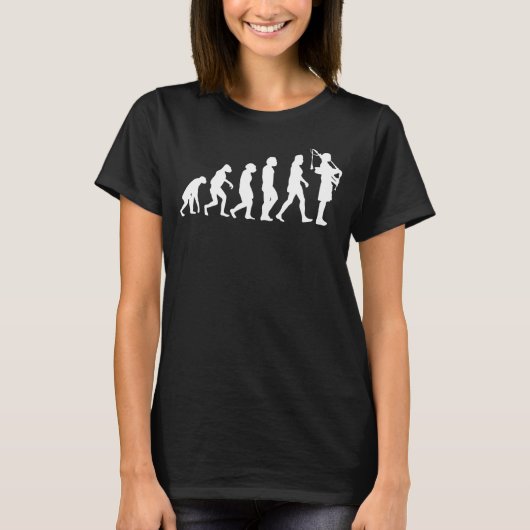 T-shirt Bagpipe Évolution humaine Scotsman Bagpip (Devant)