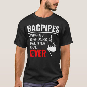 T-shirt Bagpipe Player Instrument de musique Bagpiper amus