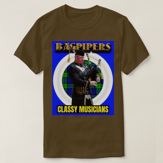 T-shirt Bagpipers Classy Musiciens 18 (Design devant)