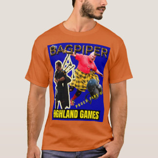 T-shirt Bagpipers Fiers de participer aux Jeux des Highlan