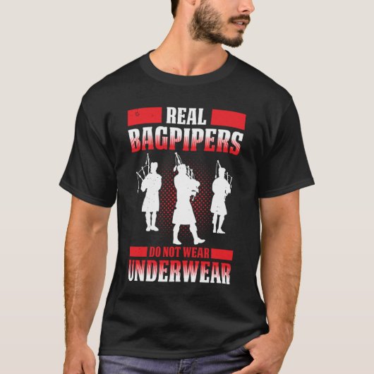 T-shirt Bagpipes For Bagpiperist Bagpipe Player Bagpiping (Devant)