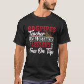 T-shirt Bagpipes Teacher (Devant)