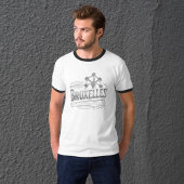 T-Shirt Bague de Base Quantique Nostalgique de Bru