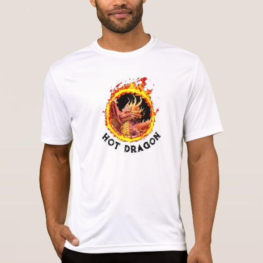 T-shirt *~* Bague de feu AP88 Dragon chaud (Devant)