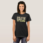 T-shirt Bague De Sable Soleil Sur Ma Main Bachelorette Sup (Devant entier)