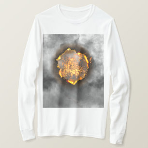 T-shirt Bague d'incendie brûlée