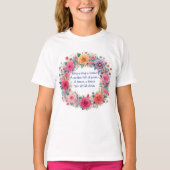 T-shirt Bague d'un anneau de Roses (Devant)