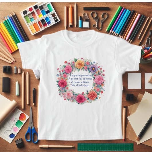 T-shirt Bague d'un anneau de Roses