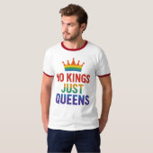 T-Shirt bague No Kings Just Queens (Devant entier)
