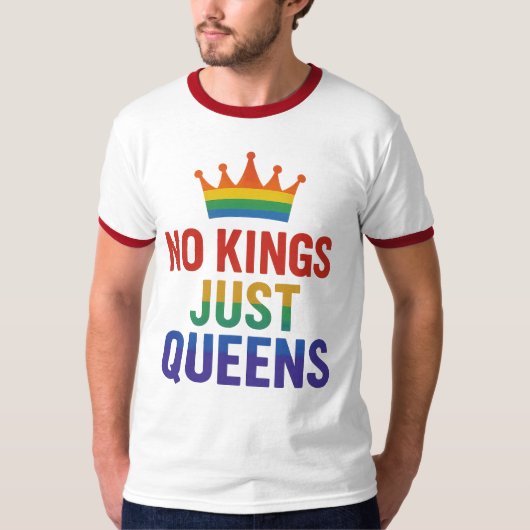 T-Shirt bague No Kings Just Queens (Devant)