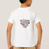 T-shirt Bagues de liberté vraies (Dos)