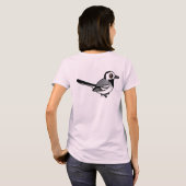 T-shirt Baguette blanche Birdorée (Dos entier)