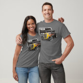 T-shirt Baguette chaude rétro (Unisexe)