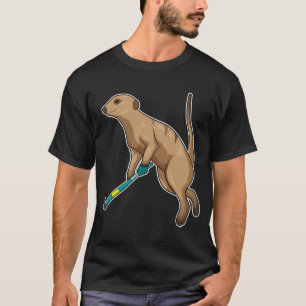 T-shirt Baguette de hockey Meerkat