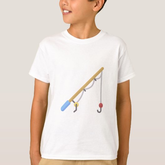 T-shirt Baguette de pêche (Devant)