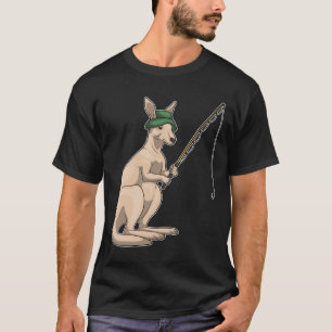T-shirt Baguette de pêche Kangaroo