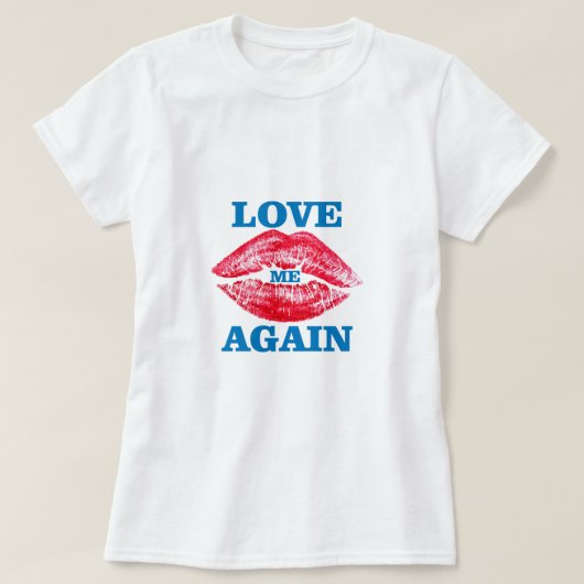T-shirt baguette et amour (Design devant)