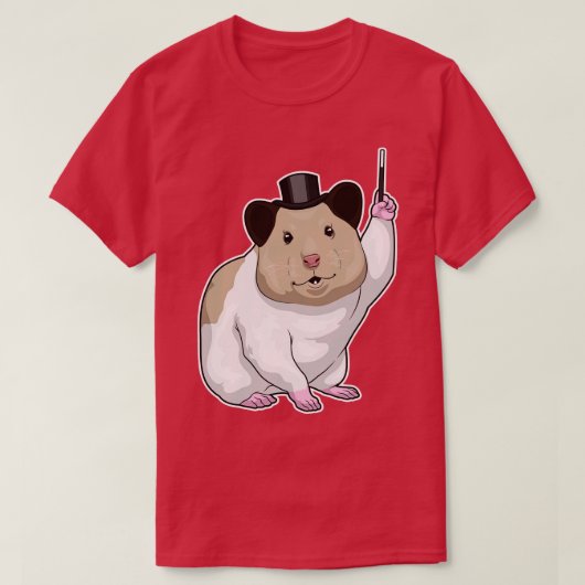 T-shirt Baguette Magicien Hamster (Design devant)