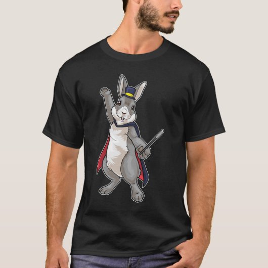 T-shirt Baguette magique Assistant Lapin (Devant)