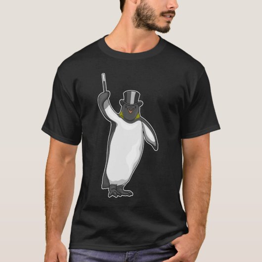 T-shirt Baguette magique de pingouin (Devant)