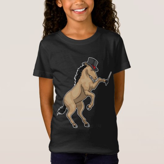 T-Shirt Baguette magique du cheval (Devant)