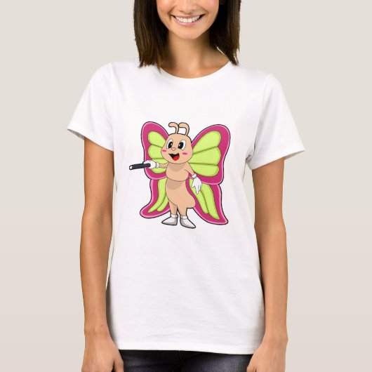 T-shirt Baguette magique papillon (Devant)