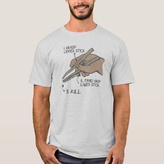 T-shirt Baguette Ninja (Devant)