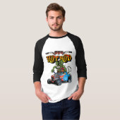 T-shirt Baguette rétro (Devant entier)