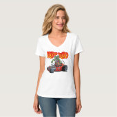T-shirt Baguette rétro (Devant entier)