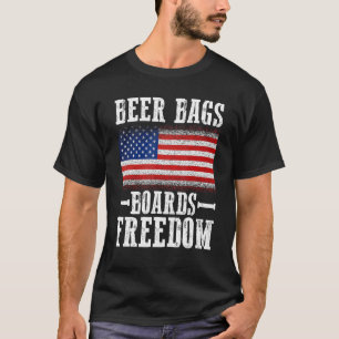 T-shirt Baguettes de bière Liberté Cornhole