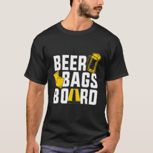T-shirt Baguettes de bière planche Cornhole Boire drôle