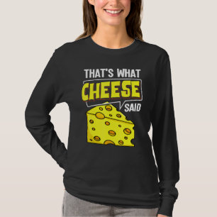 T-shirt Baguettes de fromage Vegan Funny Puns