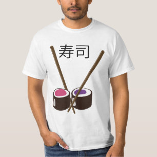T-shirt Baguettes de sushi japonaises