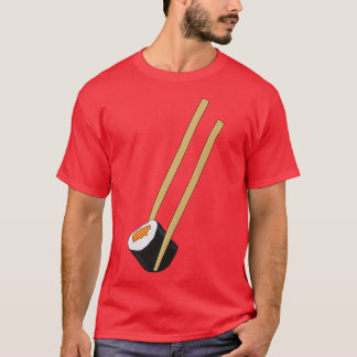 T-shirt Baguettes tenant un sushi
