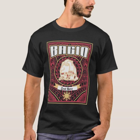 T-shirt Baguio tribal personnalisable (Devant)