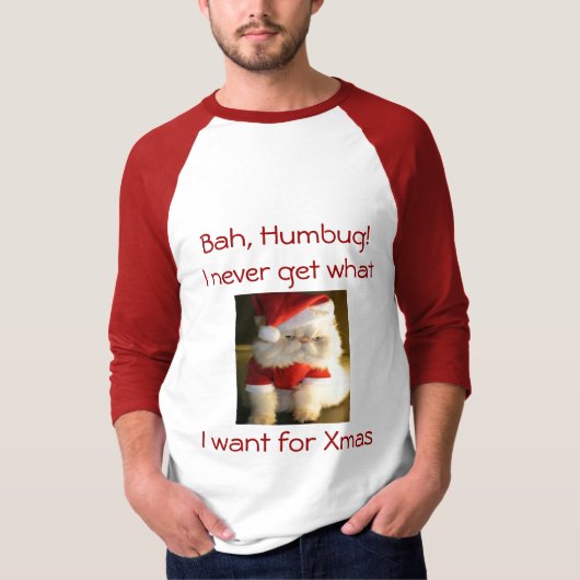 T-shirt Bah Humbug (Devant)