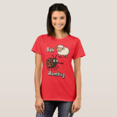 T-shirt Bah Humbug Funny Cute Cranky Christmas (Devant entier)