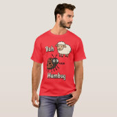 T-shirt Bah Humbug Funny Cute Cranky Christmas (Devant entier)
