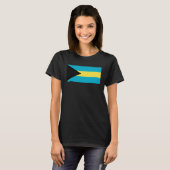 T-shirt Bahama Islands Flag  1 (Devant entier)