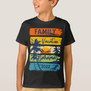 T-shirt Bahamas 2022 Caribe Family Vacation Matching Group