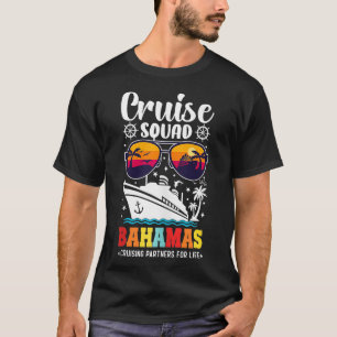 T-shirt Bahamas Cruise 2025 Famille Vacatio de jumelage ét
