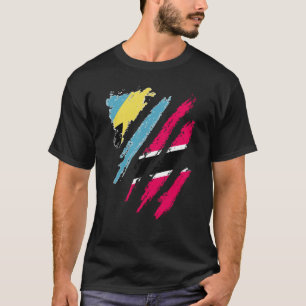 T-shirt Bahamas Drapeau Trinité-et-Tobago Grosse patriote