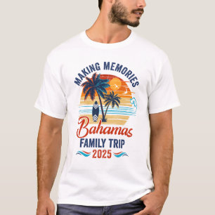 T-shirt Bahamas Family Vacation 2025 Faire basculer les so